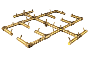 gas fire pit burner made of brass
