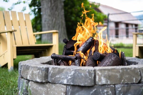 Steel Gas Fire Pit Log Sets - Welded Together - Image 3