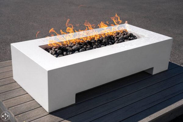 The Den Concrete Fire Table