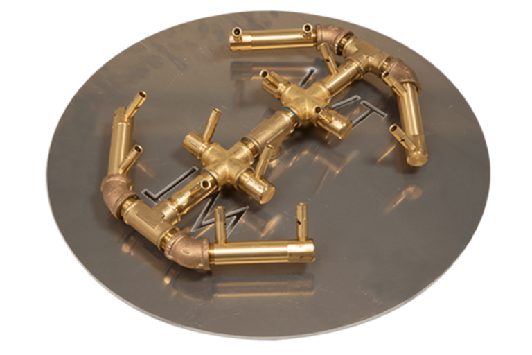 140,000 BTU Octagonal Crossfire Burner by Warming Trends