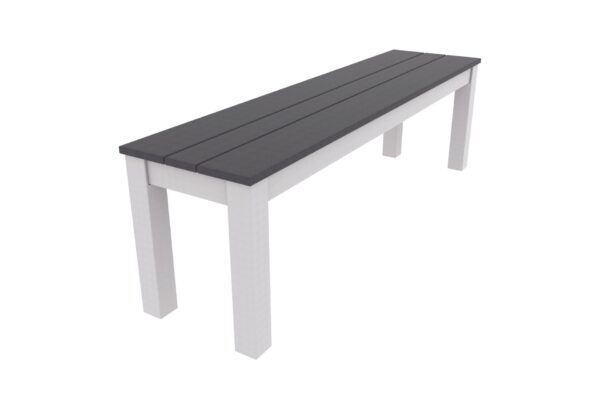 Greenwich Collection Outdoor Dining Bench Slatted - 60"