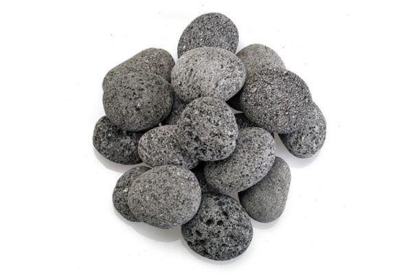 Gray Lava Pebbles - 50lb Bags